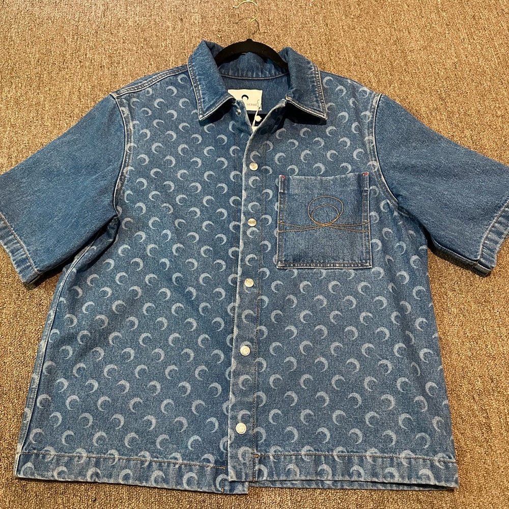 Men Marine Serre Shirt Large